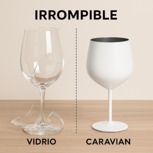 Copa de vino de acero en méxico