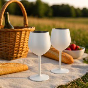 Copas de vino de acero inoxidable mayoreo