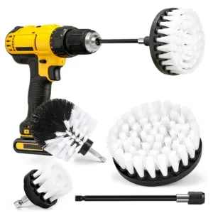 Kit Cepillos Para Taladro Rigidez Suave Tapicería Telas